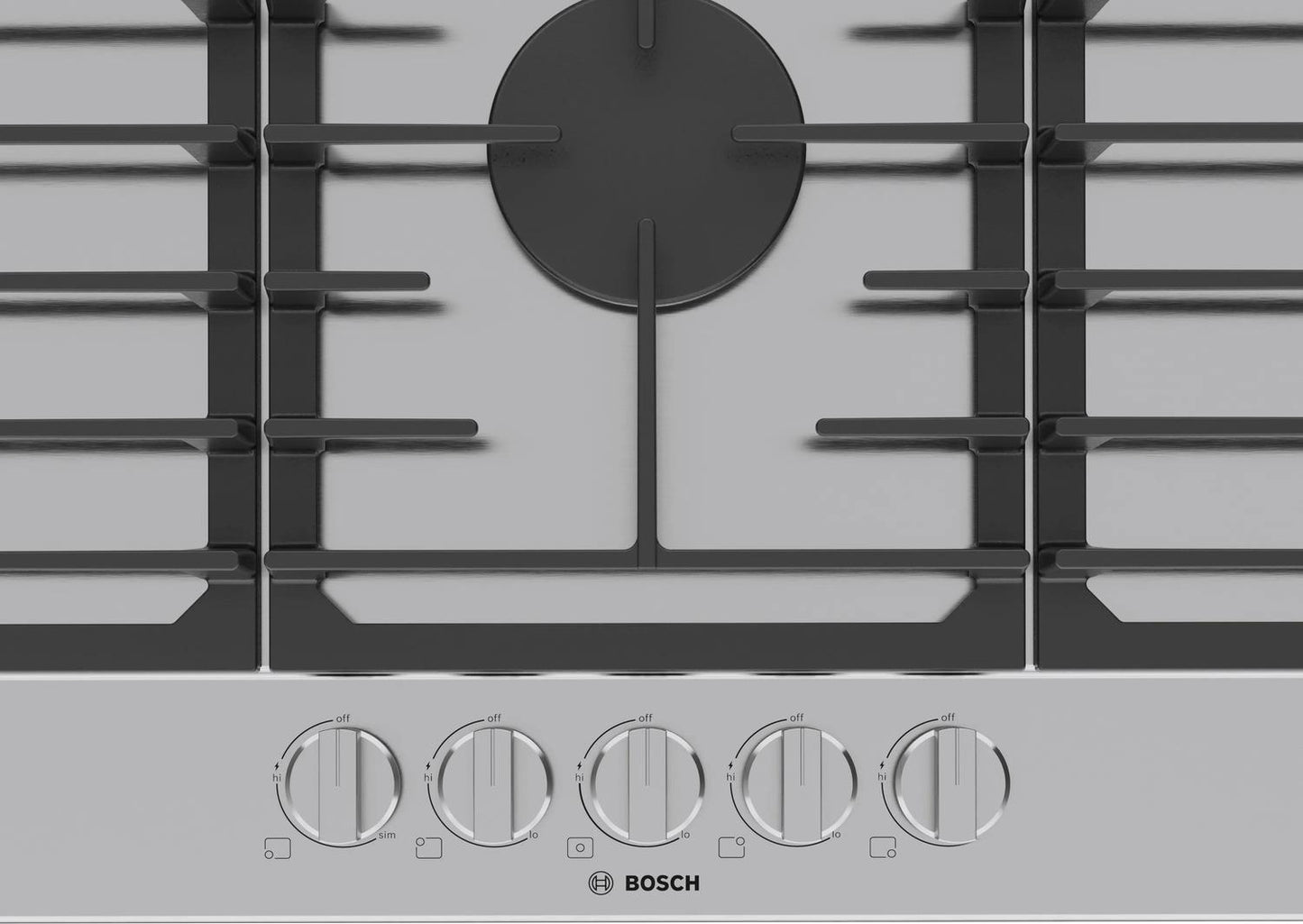 BOSCH NGM3650UC Bosch 300 Series Gas Cooktop Stainless Steel