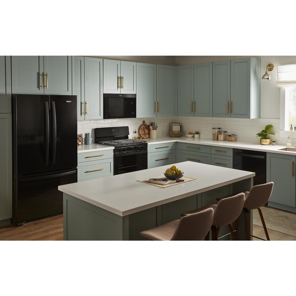WHIRLPOOL WMMF5930PB 1.1 Cu. Ft. Flush Mount Microwave With Turntable-free Design