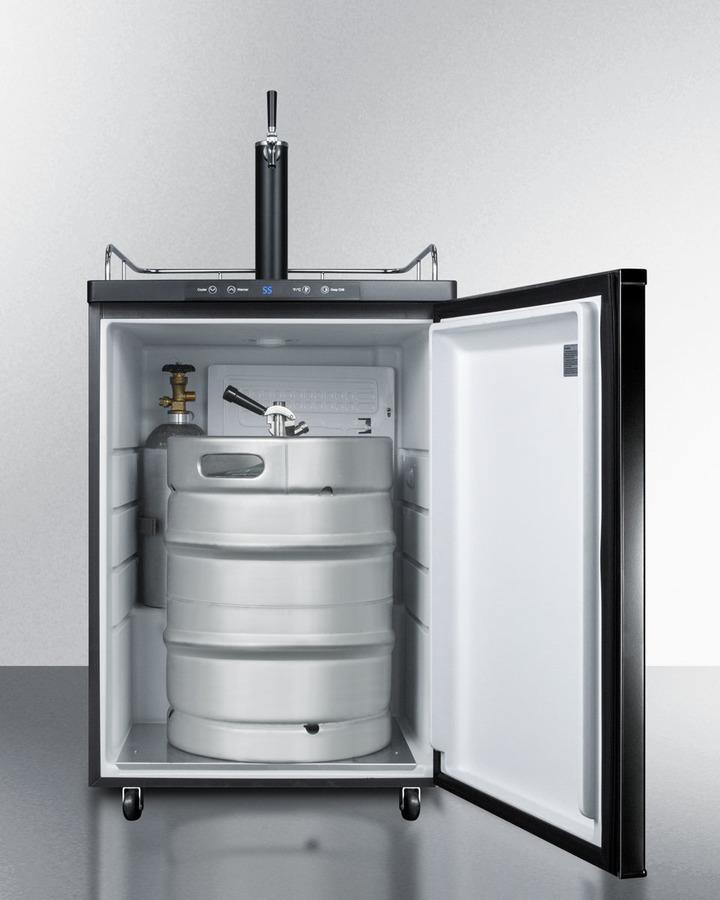 SUMMIT SBC635M Freestanding Commercial Beer Dispenser, Auto Defrost With Digital T...
