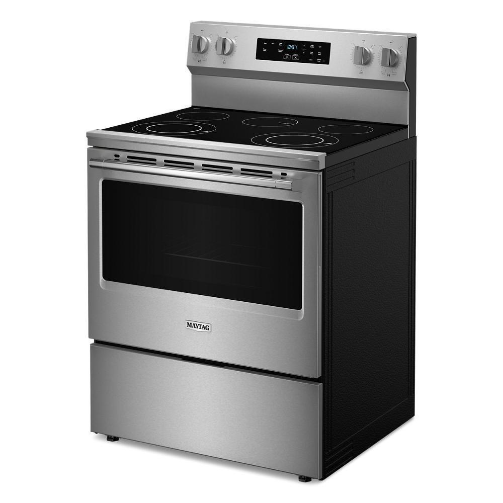 MAYTAG MFES4030RS Maytag 30-inch Wide Electric Range With Steam Clean - 5.3 Cu. Ft.