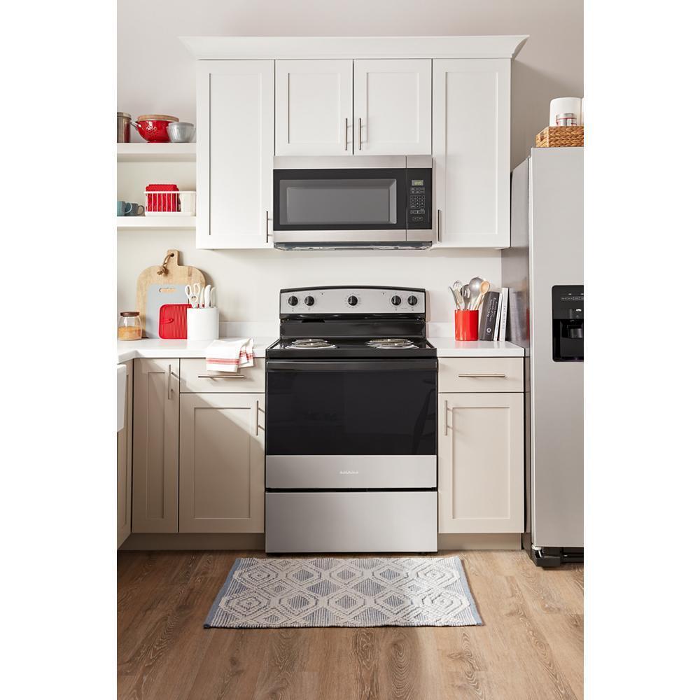 AMANA ACR4203MNS Amana 30-inch Electric Range With Easy-clean Glass Door