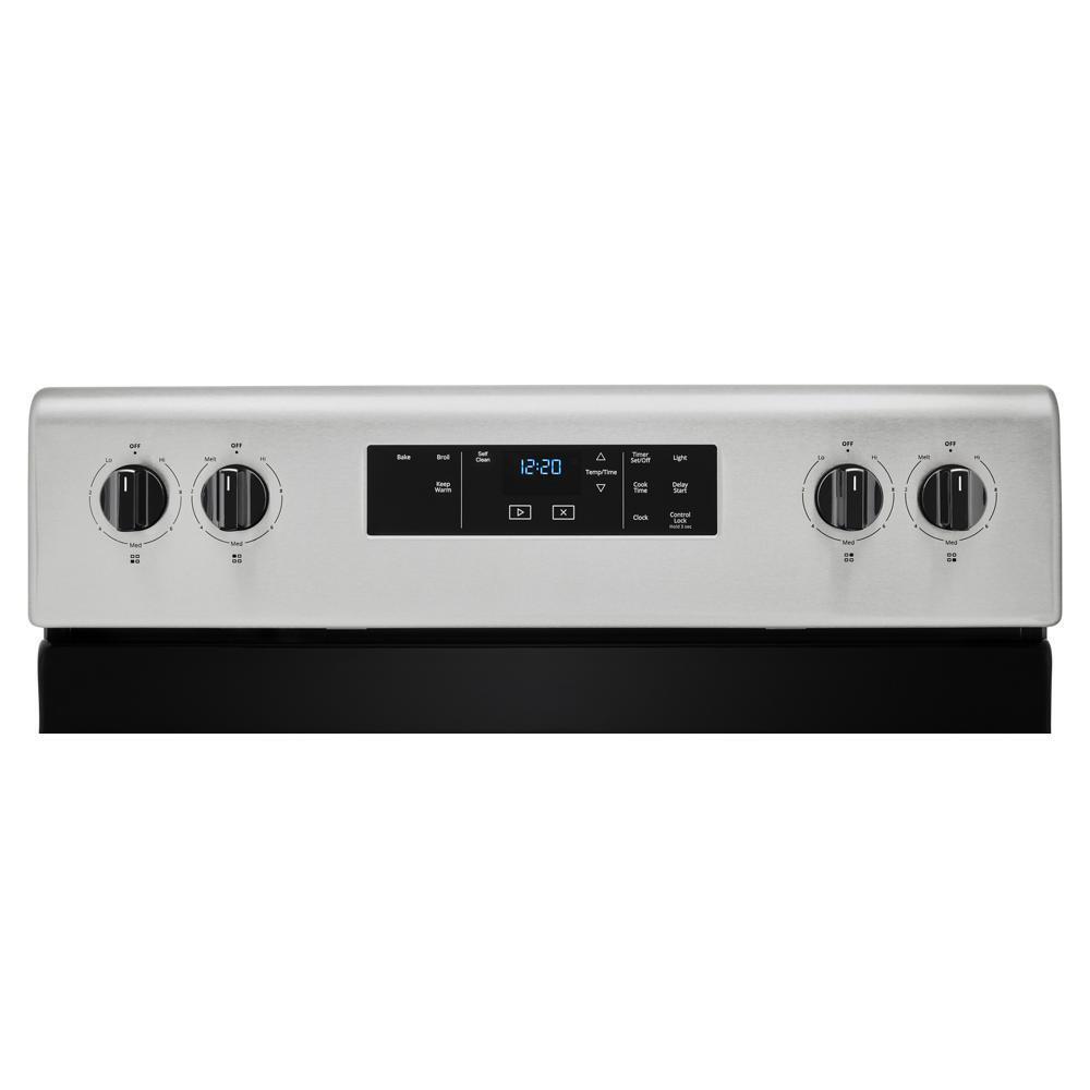 WHIRLPOOL WFC315S0JS 4.8 Cu. Ft. Whirlpool Electric Range With Keep Warm Setting