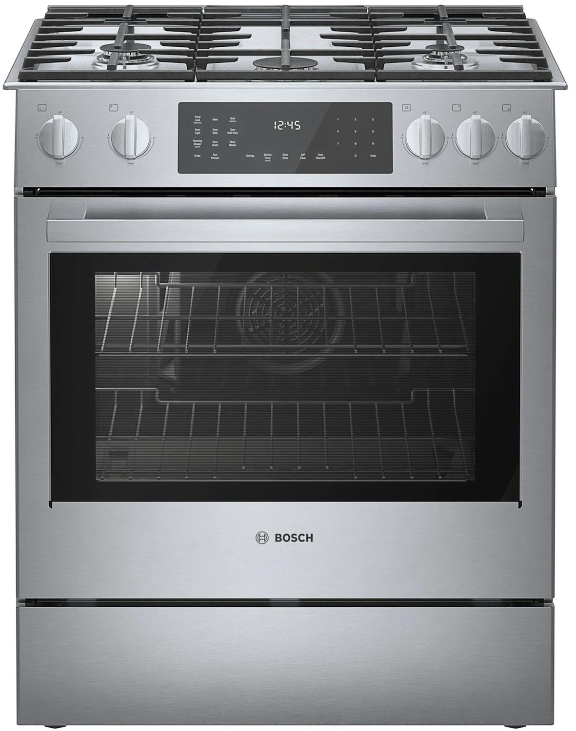 BOSCH HDI8056U Bosch Dual Fuel Slide-in Range 30'' Stainless Steel