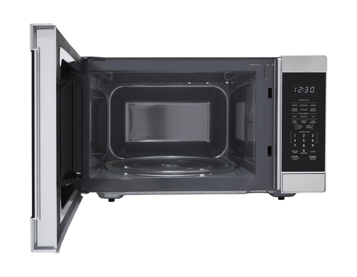 SHARP SMC1662KS Sharp 1.6 Cu. Ft. 1100w Stainless Steel Countertop Microwave Oven