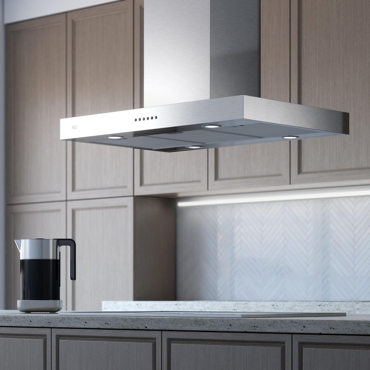 XO APPLIANCE XORI42SC XO Appliance 42"" 600/395 Cfm Italian Made Island Range Hood Stainless