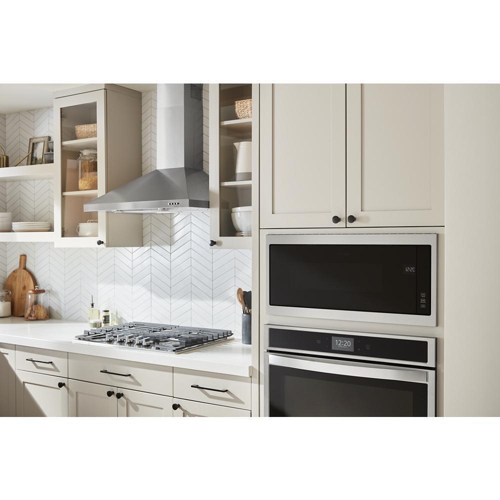 WHIRLPOOL WMT50011KS 1.1 Cu. Ft. Built-in Microwave With Slim Trim Kit - 14"" Height