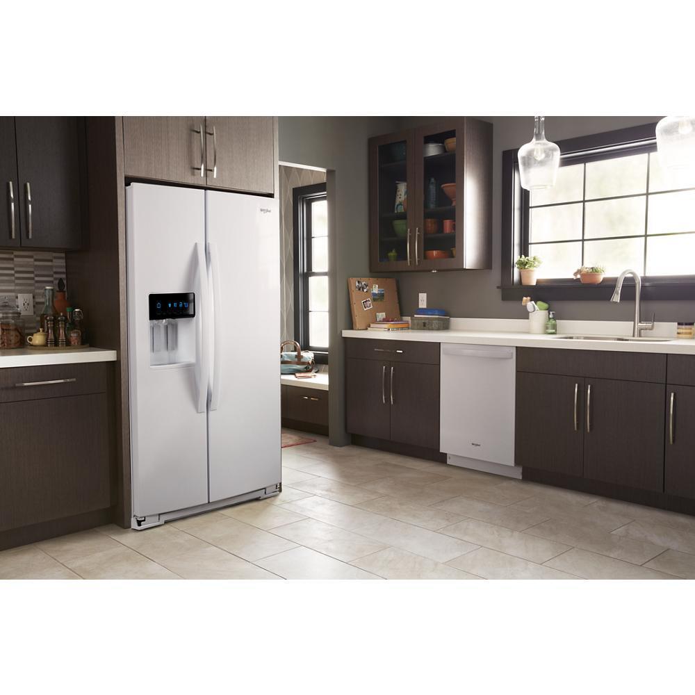 WHIRLPOOL WRS571CIHW Whirlpool 36-inch Wide Counter Depth Side-by-side Refrigerator -...
