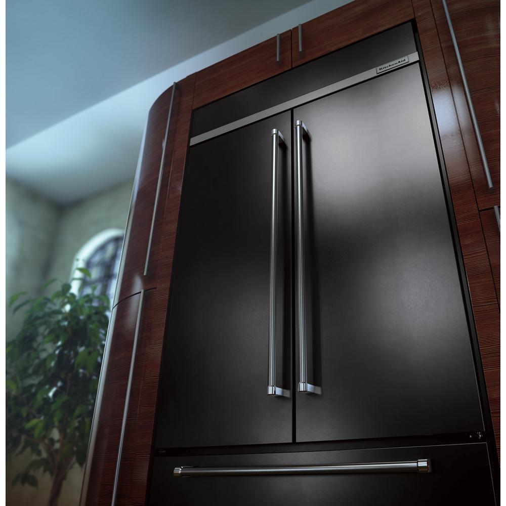 KITCHENAID KBFN502EBS Black-on-stainless Kitchenaid 24.2 Cu. Ft. 42"" Width Built-in ST...