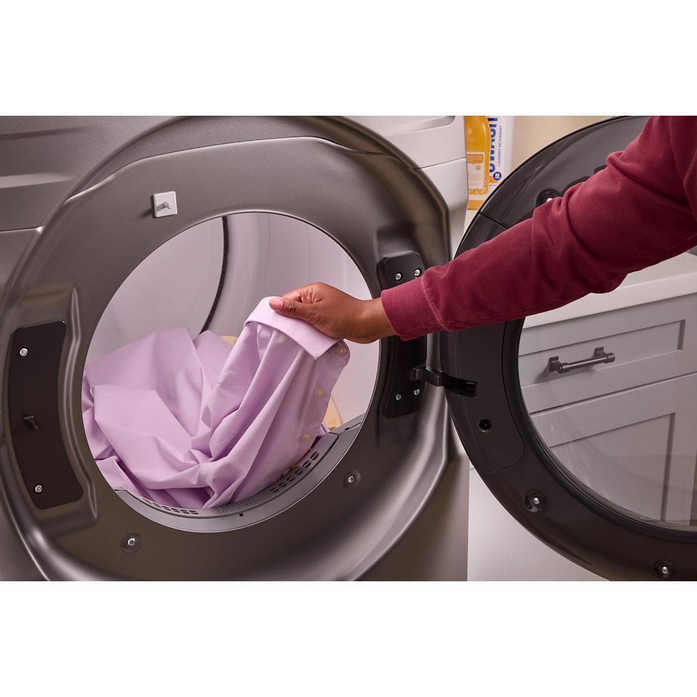 WHIRLPOOL WGD4720RW 7.4 Cu. Ft. Smart Front Load Energy Star Gas Dryer With Quick DR...