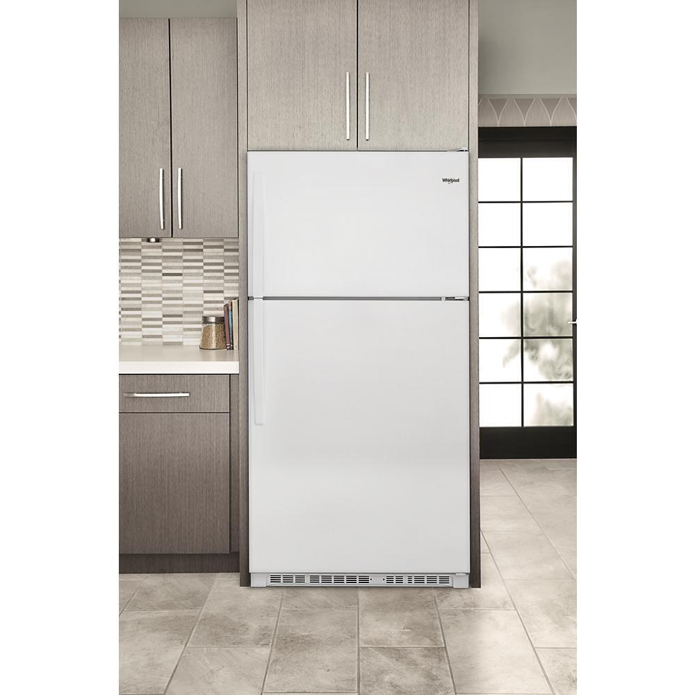 WHIRLPOOL WRT311FZDW White Whirlpool 33"" Wide Top-freezer Refrigerator With Ez CONNEC...