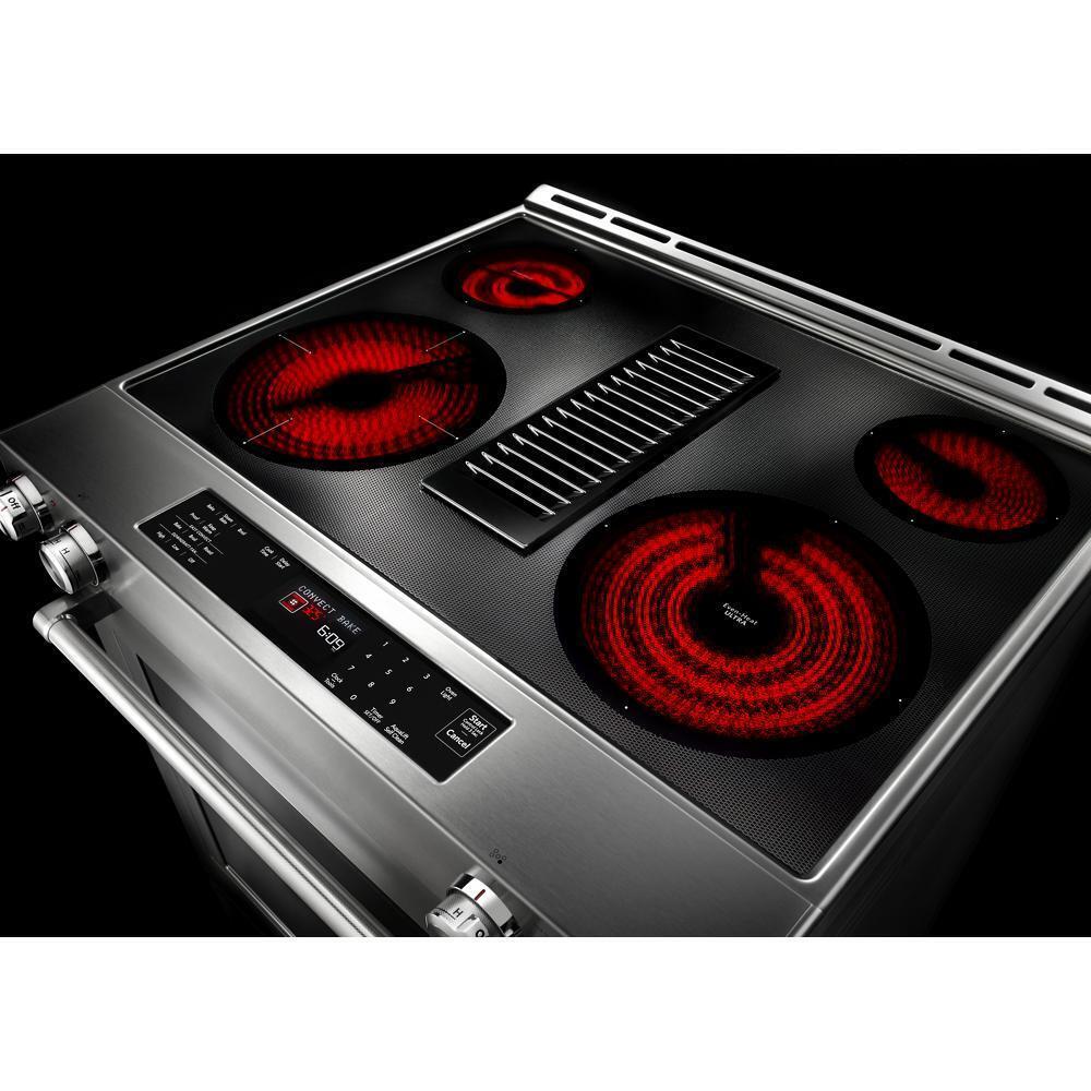 KITCHENAID KSEG950ESS Stainless Steel Kitchenaid 30-inch 4-element Electric Downdraft ...