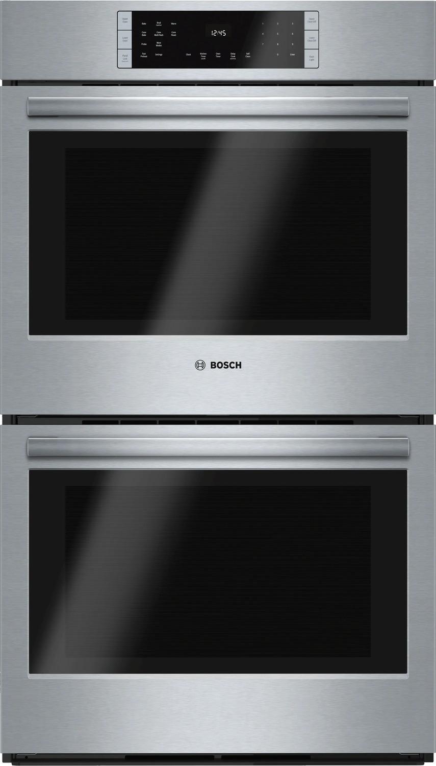BOSCH HBL8651UC Bosch 30"" Double Wall Oven 800 Series - Stainless Steel