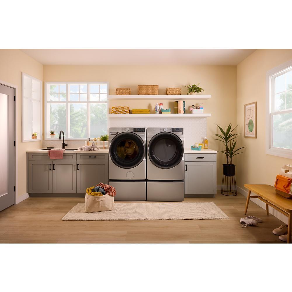 WHIRLPOOL WED5720RR 7.4 Cu. Ft. Smart Front Load Energy Star Electric Dryer With WRI...