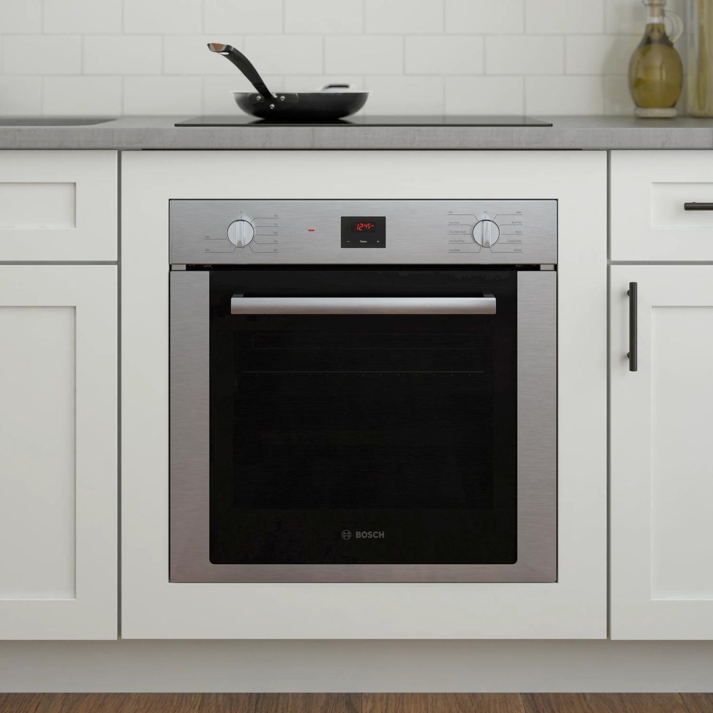 BOSCH HBE5453UC Bosch 500 Series Single Wall Oven 24'' Stainless Steel Hbe5453uc