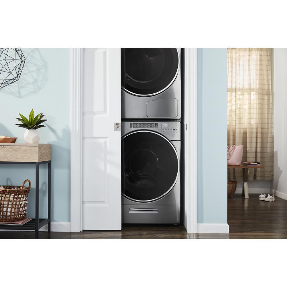 WHIRLPOOL WHD862CHC Whirlpool 7.4 CU.FT Closet Depth Front Load Heat Pump Dryer WITH...