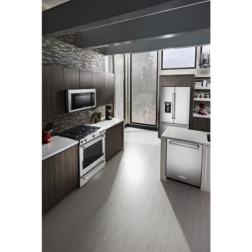 KITCHENAID KSGG700ESS Stainless Steel Kitchenaid 30-inch 5-burner Gas Slide-in CONVECT...