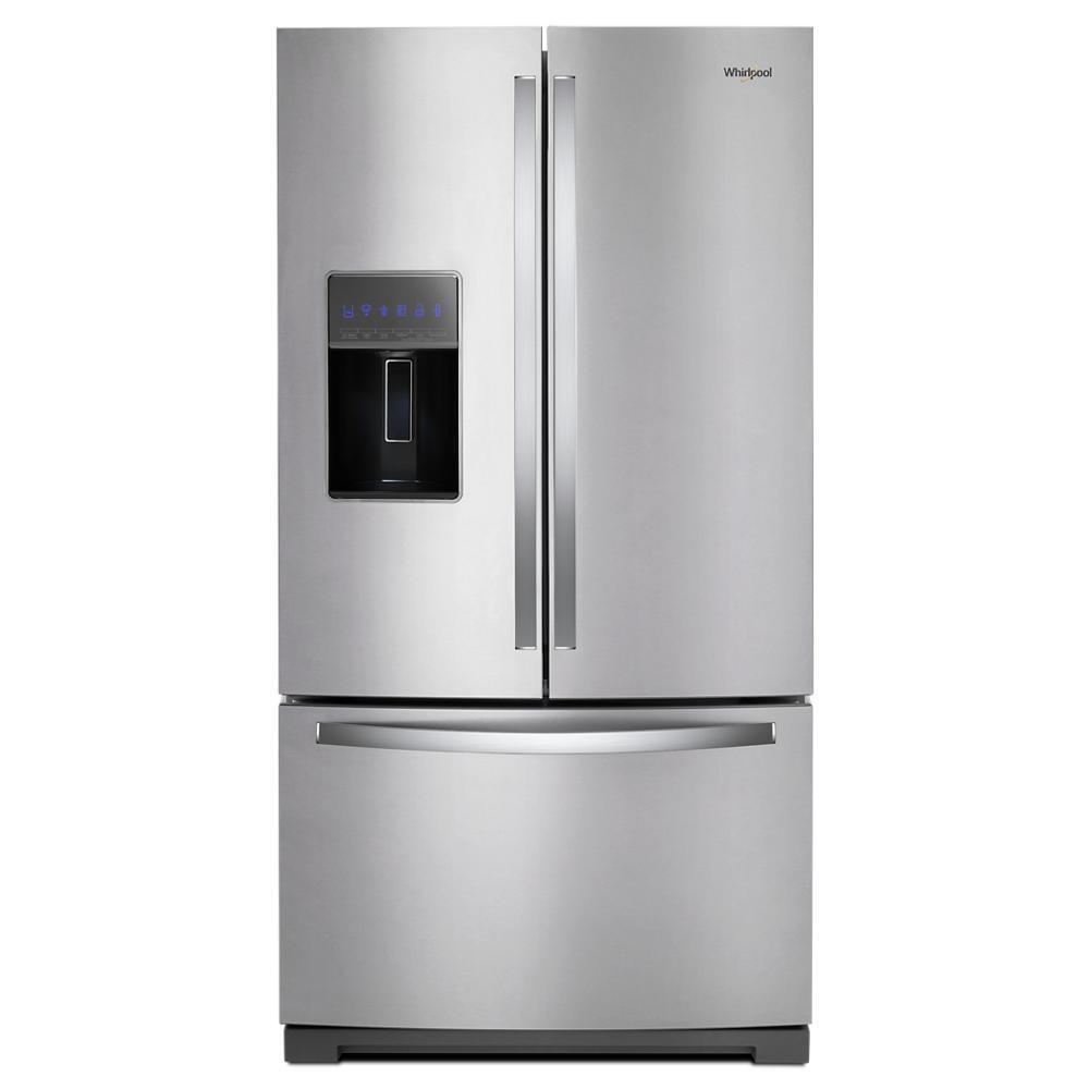 WHIRLPOOL WRF767SDHZ Whirlpool 36-inch Wide French Door Refrigerator - 27 Cu. Ft. - F...