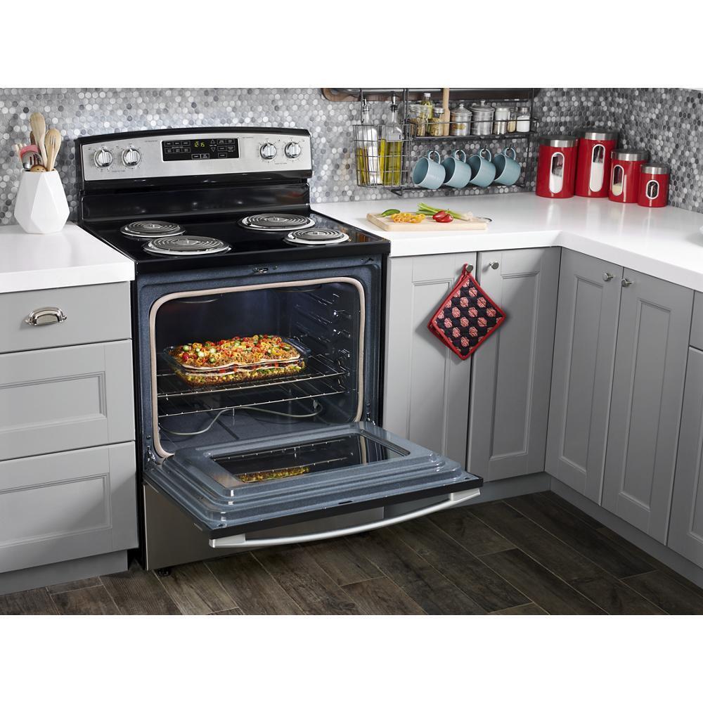AMANA ACR4503SFB 30-inch Amana Electric Range With Self-clean Option - Black