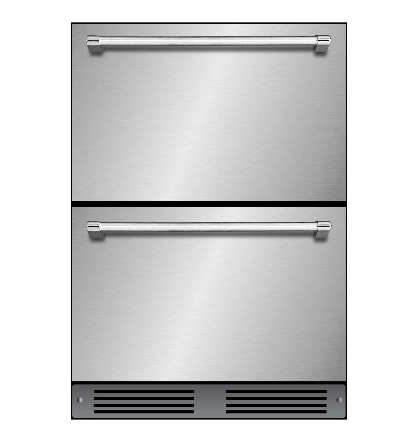 XO APPLIANCE XOU24RDS XO Appliance Refrigerated Drawers 24"" Solid Ss Drawer Front