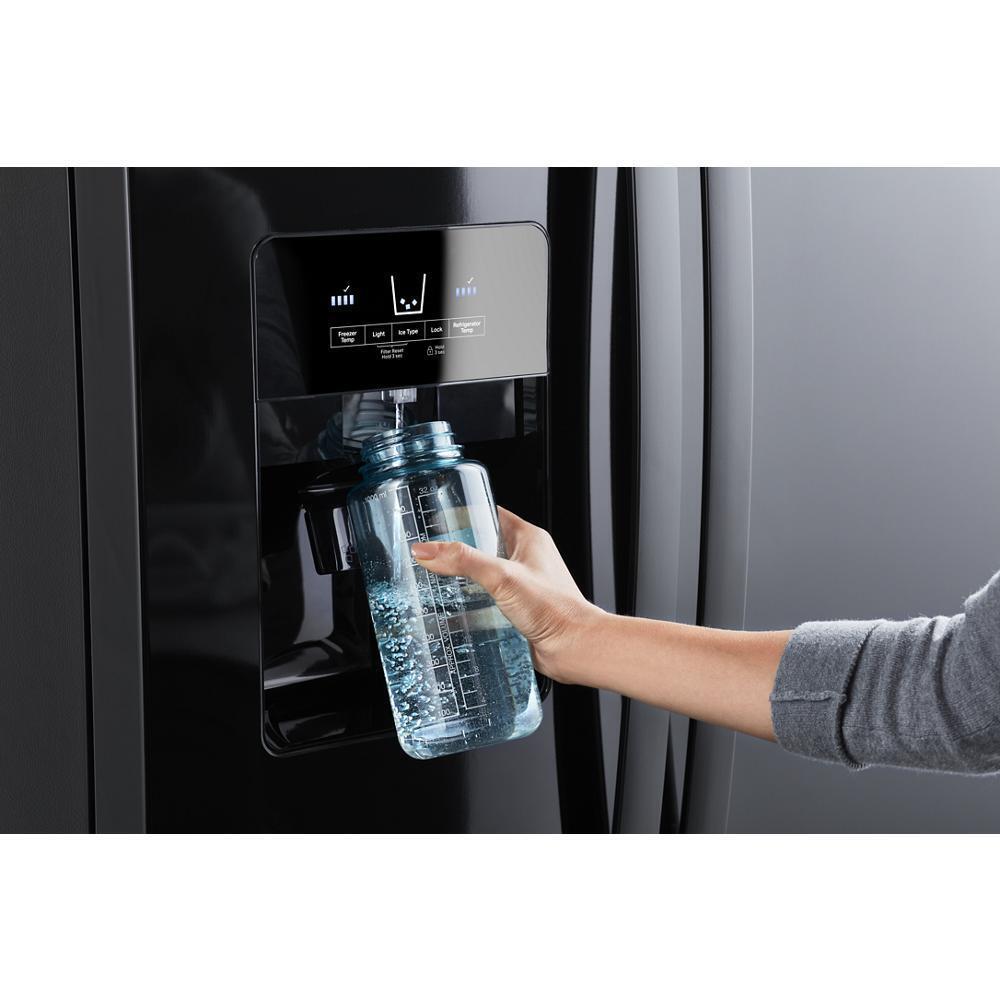 WHIRLPOOL WRS555SIHB Whirlpool 36-inch Wide Side-by-side Refrigerator - 25 Cu. Ft. - ...