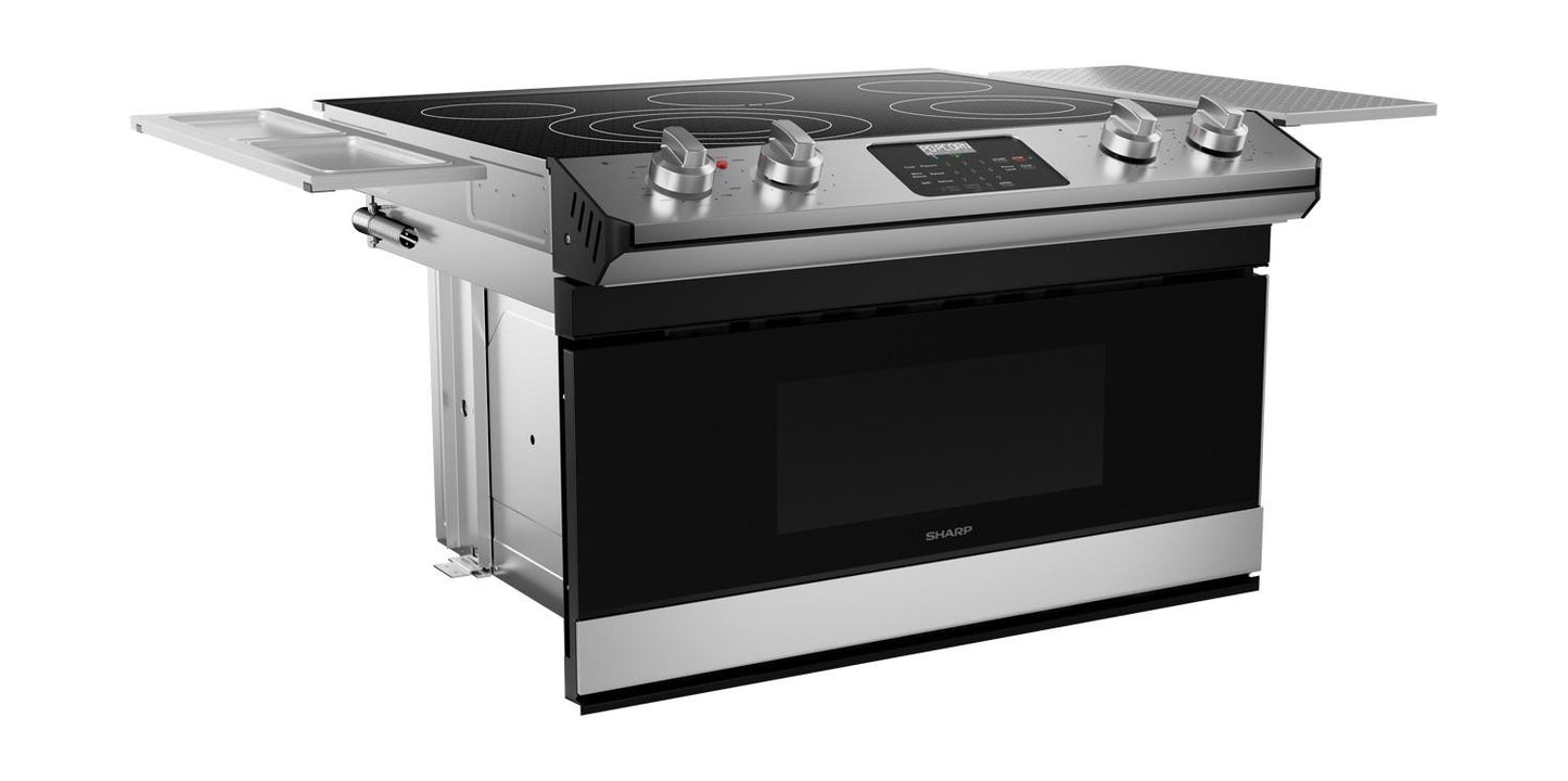 SHARP STR3065HS Sharp Smart Radiant Rangetop With Microwave Drawer Oven