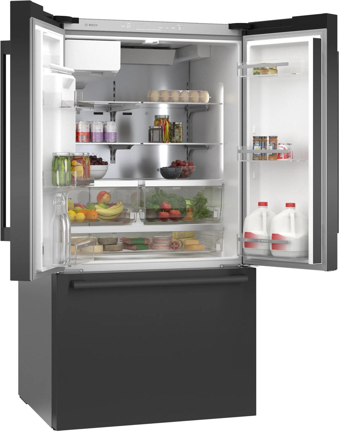 BOSCH B36FD50SNB 500 Series French Door Bottom Mount Refrigerator 36'' Easy Clean ST...