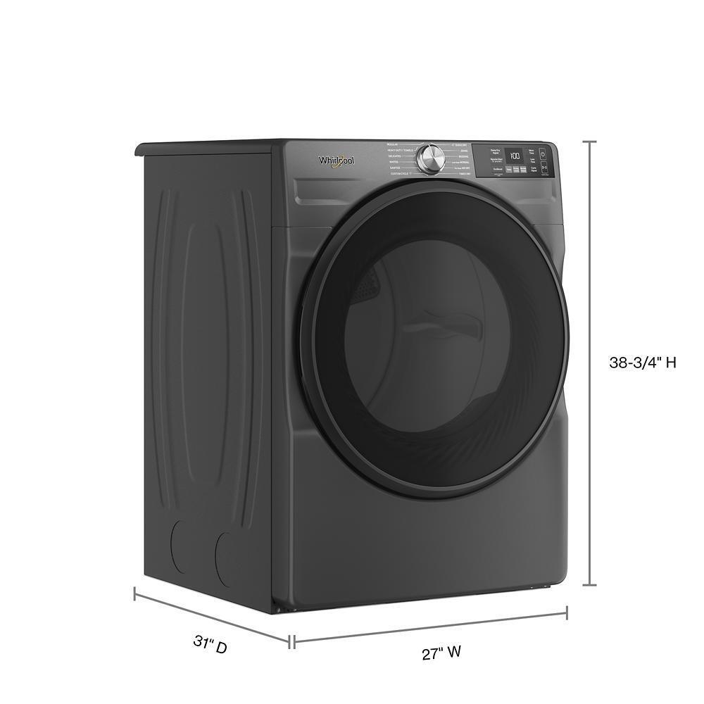 WHIRLPOOL WED5720RU 7.4 Cu. Ft. Smart Front Load Energy Star Electric Dryer With WRI...