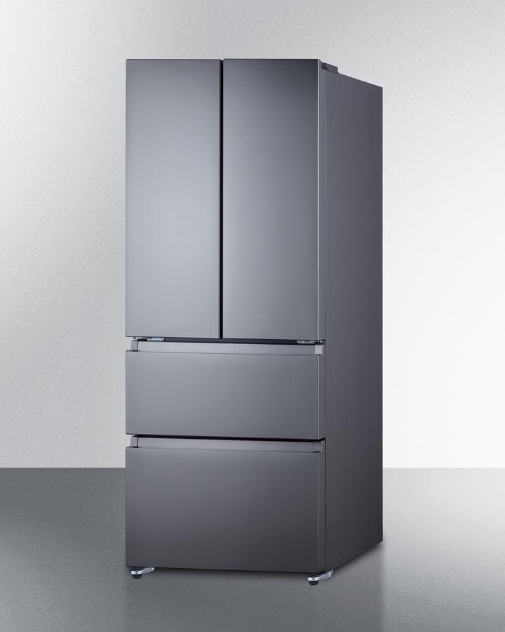 SUMMIT FDRD152PL Summit 27.5"" Wide French Door Refrigerator-freezer