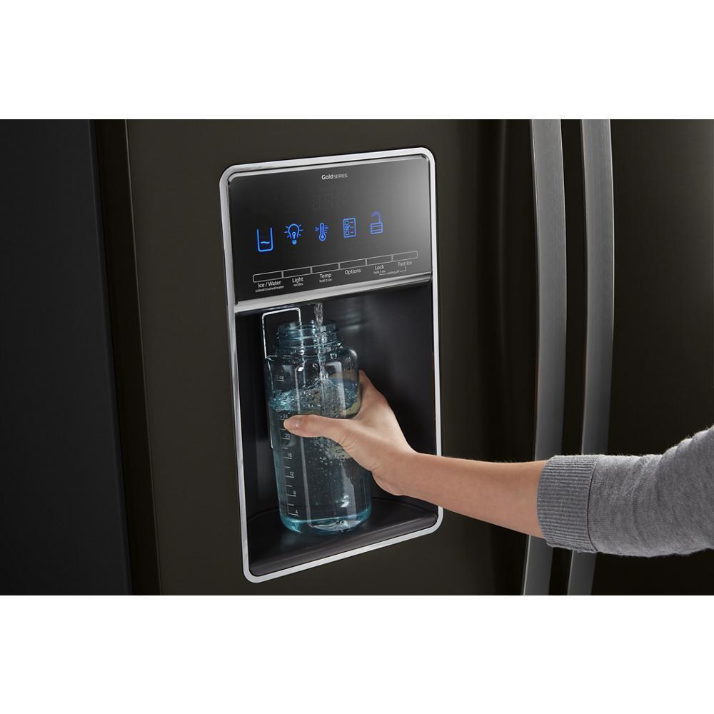 WHIRLPOOL WRF757SDHV Whirlpool 36-inch Wide French Door Refrigerator - 27 Cu. Ft. - B...