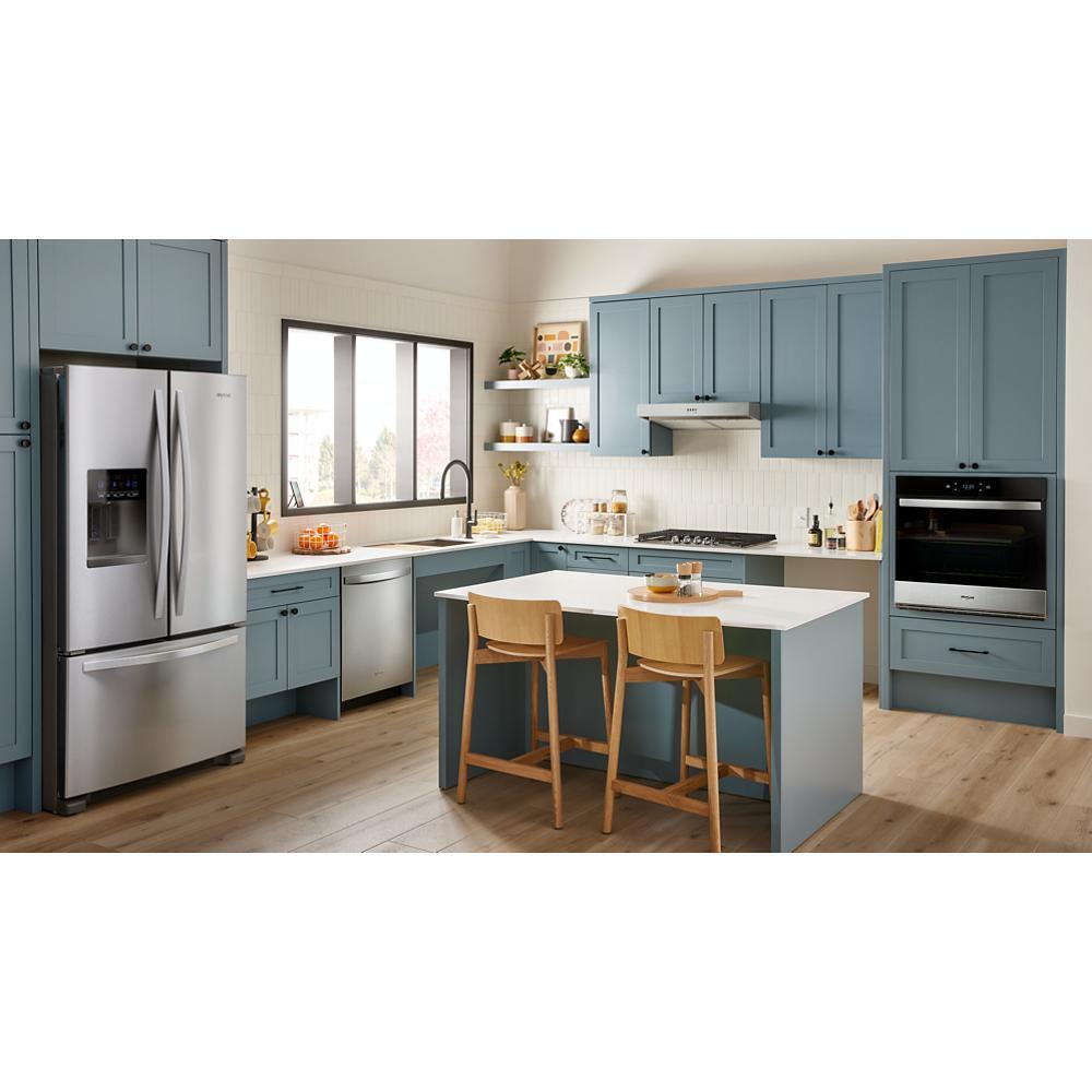 WHIRLPOOL WDT550SAPZ 44 Dba Ada Compliant Dishwasher Flush With Cabinets With 3rd Rack