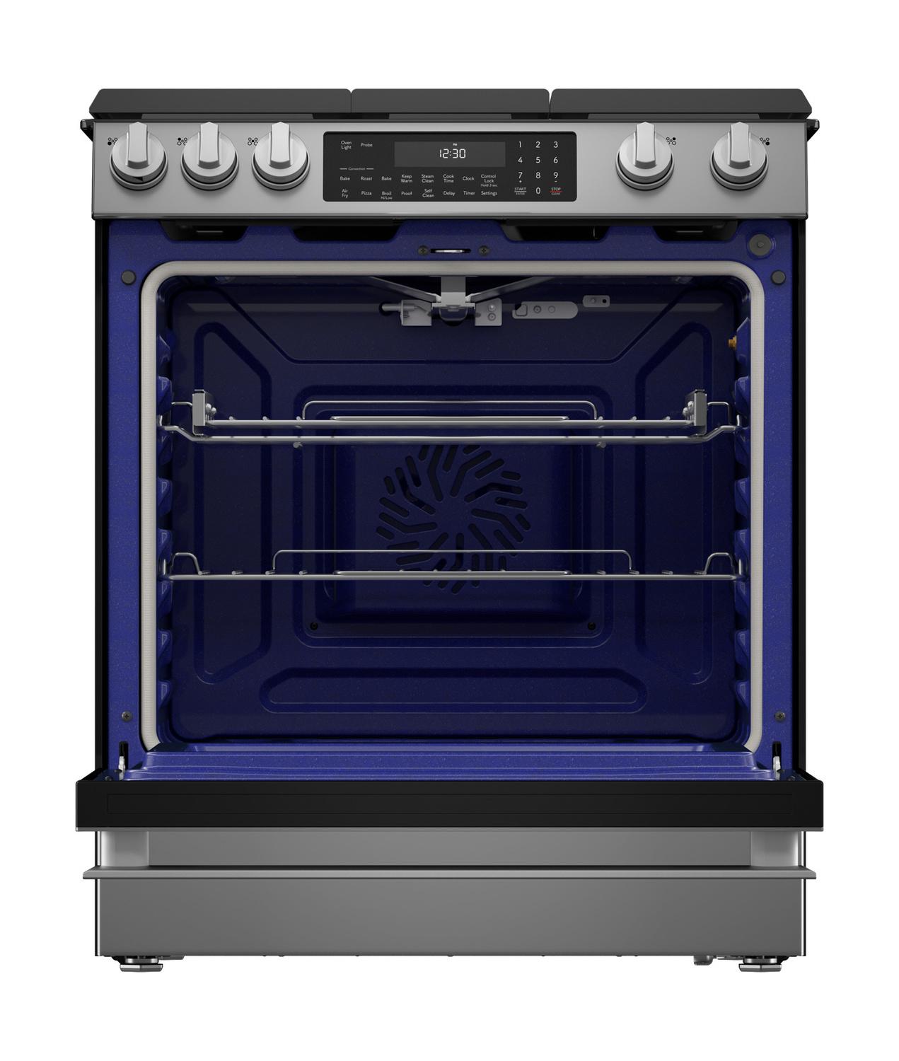 SHARP SSG3065JS Sharp 30 In. Gas Convection Slide-in Range With Air Fry