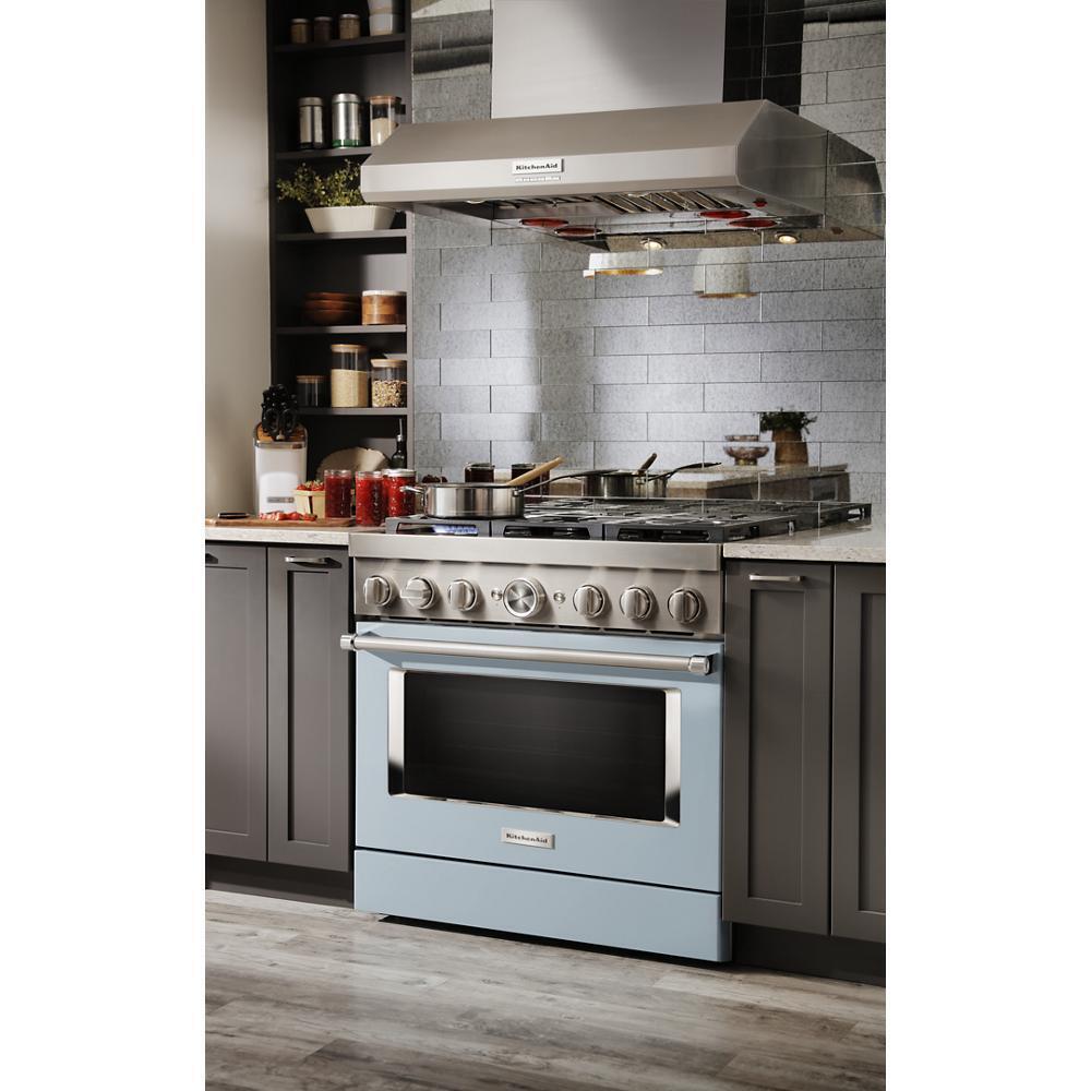 KITCHENAID KFGC500JMB Kitchenaid 30'' Smart Commercial-style Gas Range With 4 Burners ...