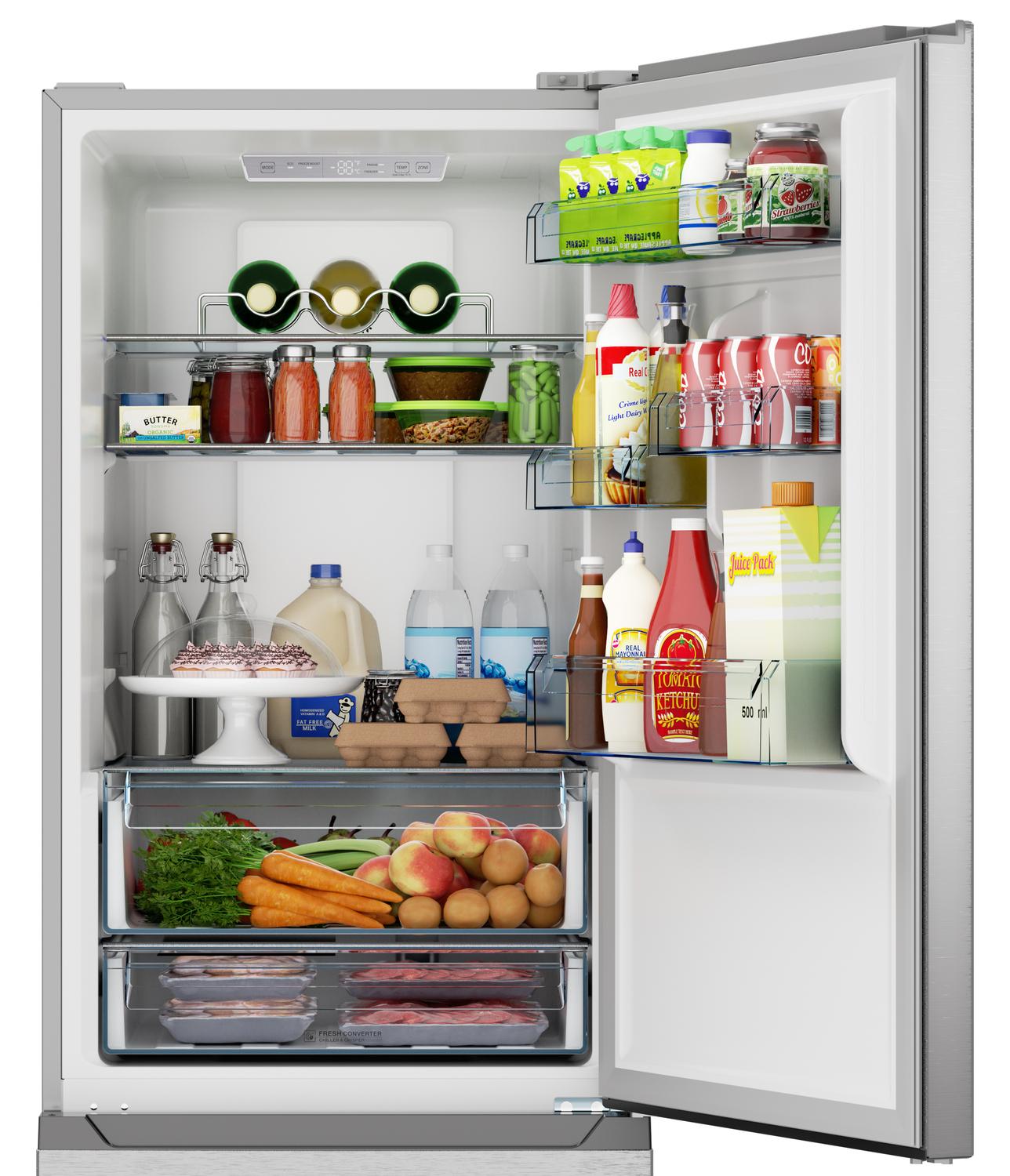 SHARP SJB1255GS Sharp 24 In. Bottom-freezer Counter-depth Refrigerator