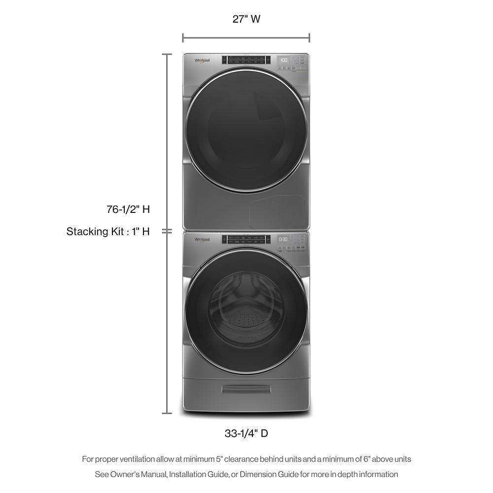 WHIRLPOOL WGD8620HC Whirlpool 7.4 CU.FT Front Load Gas Dryer With Intiutitive Touch ...