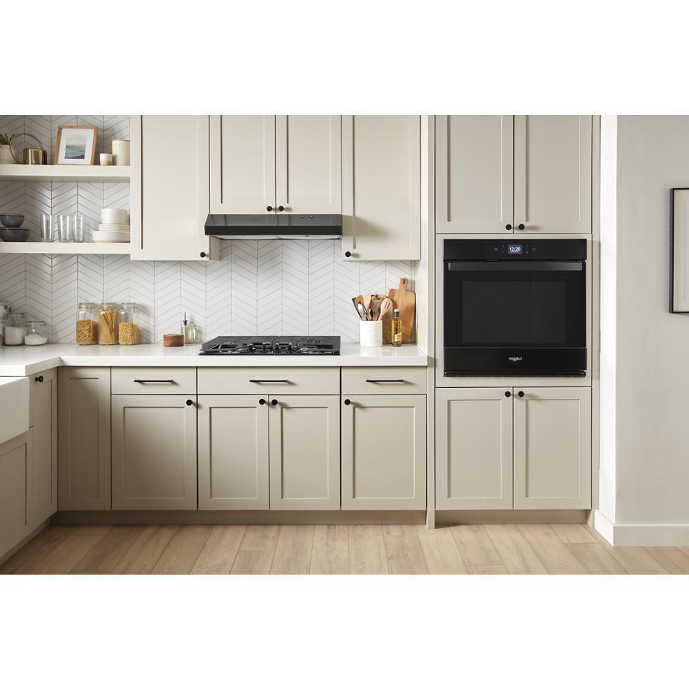 WHIRLPOOL WOES5027LB 
4.3 Cu. Ft. Single Wall Oven With Air Fry When Connected