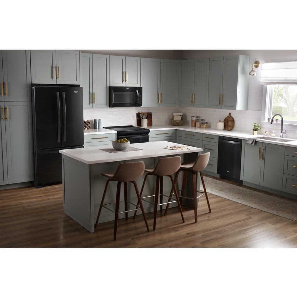 WHIRLPOOL WMH32519HB Whirlpool 1.9 Cu. Ft. Capacity Steam Microwave With Sensor COOKI...