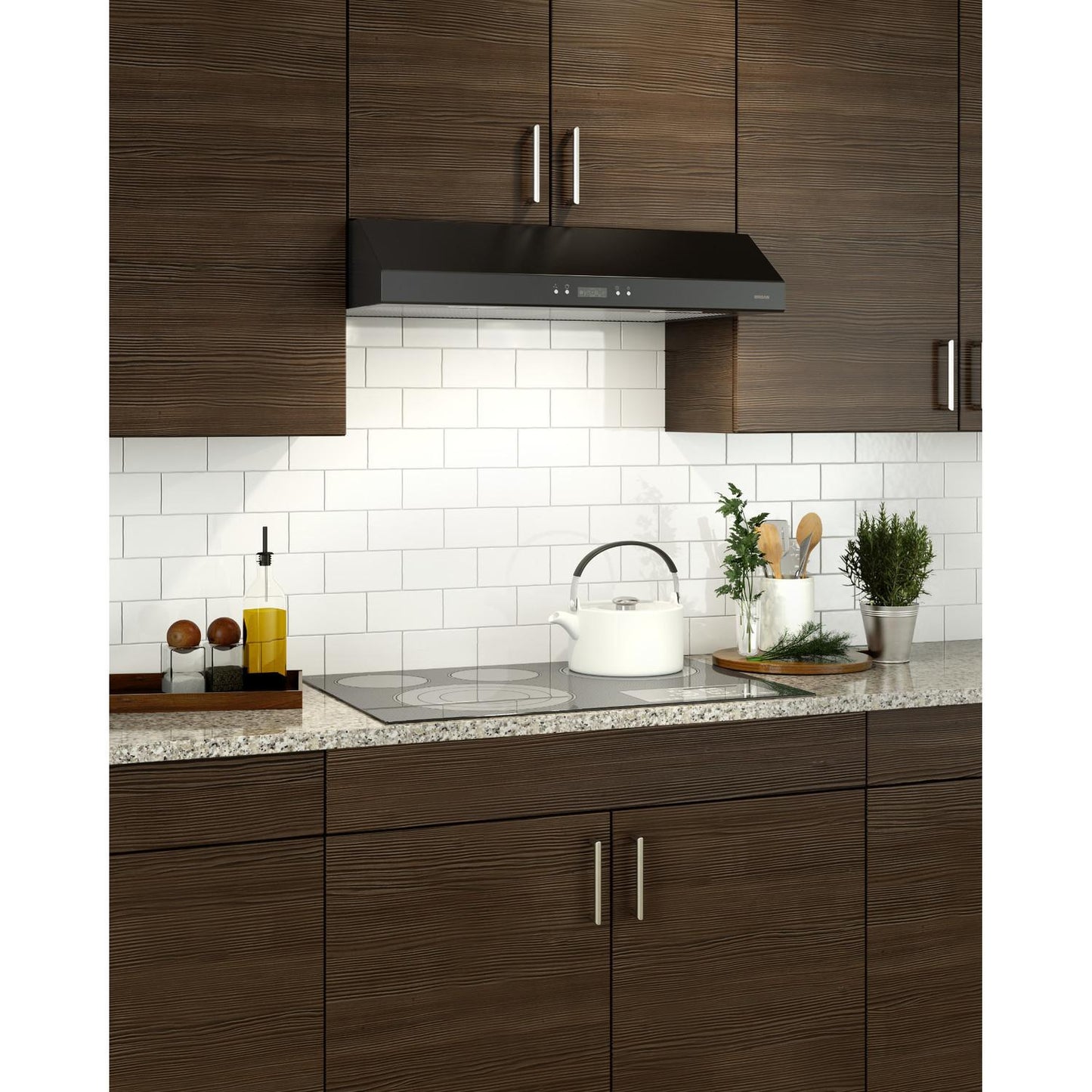 BROAN BCDJ130BL Broan New - Glacier 30"" 400 Cfm <1.0 Sones Black Range Hood