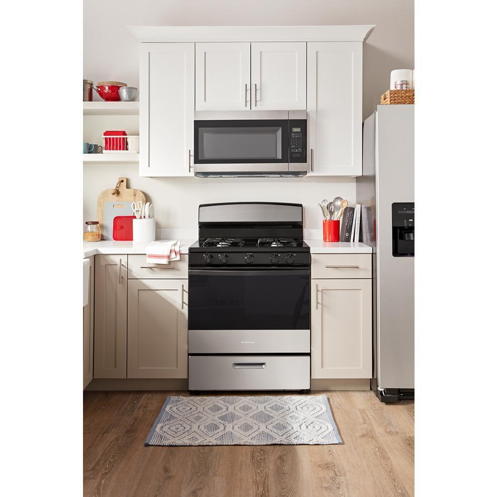 AMANA AGR4203MNS Amana 30-inch Gas Range With Easy-clean Glass Door