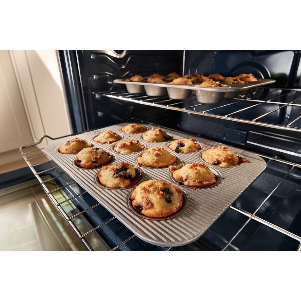 WHIRLPOOL WFES5030RW 30-inch Electric Range With Air Fry and Air Baking, Self Cleaning, ...