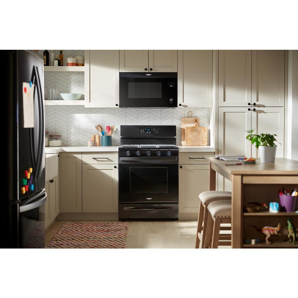 WHIRLPOOL WFGS5030RB 30-inch Gas Range With Air Fry and Air Baking, Self Cleaning, RAPID...