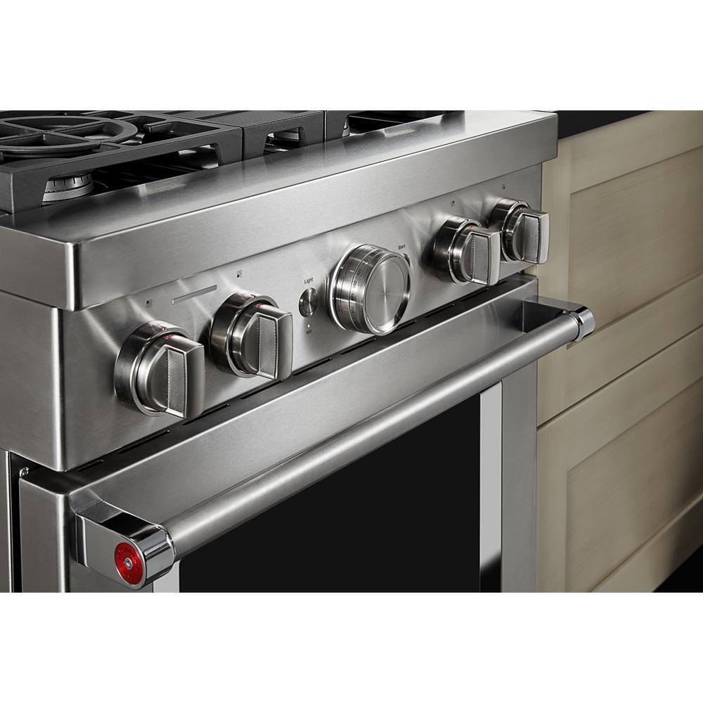 KITCHENAID KFGC500JSS Kitchenaid 30'' Smart Commercial-style Gas Range With 4 Burners ...