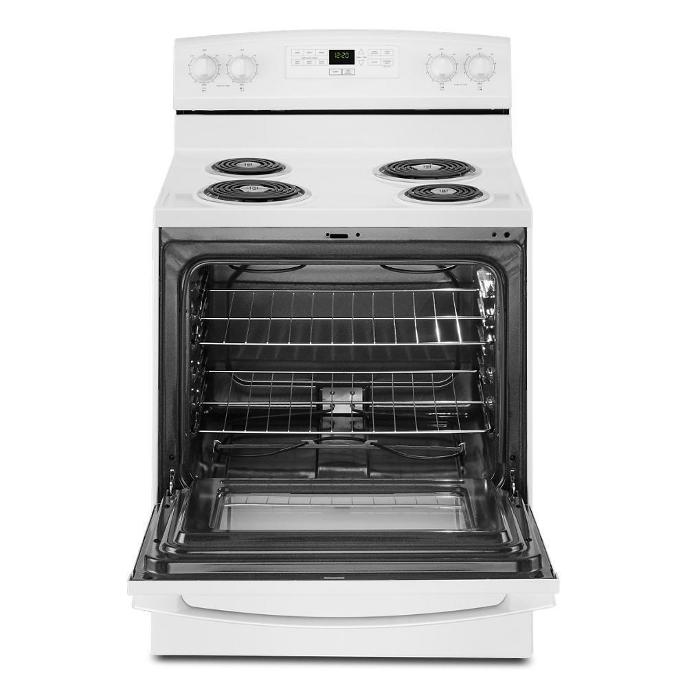 AMANA ACR4303MFW 30-inch Amana Electric Range With Bake Assist Temps - White