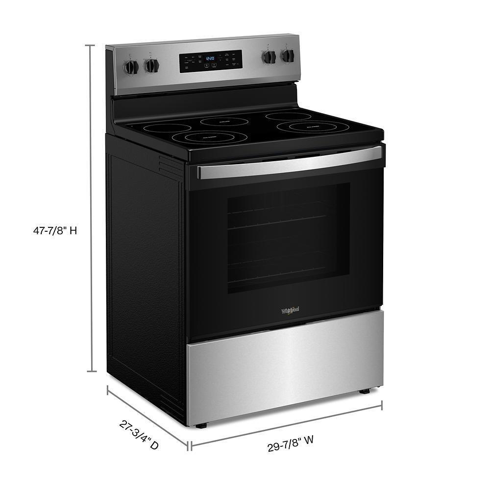 WHIRLPOOL WFES3330RZ Whirlpool 30-inch Electric Range With Steam Clean