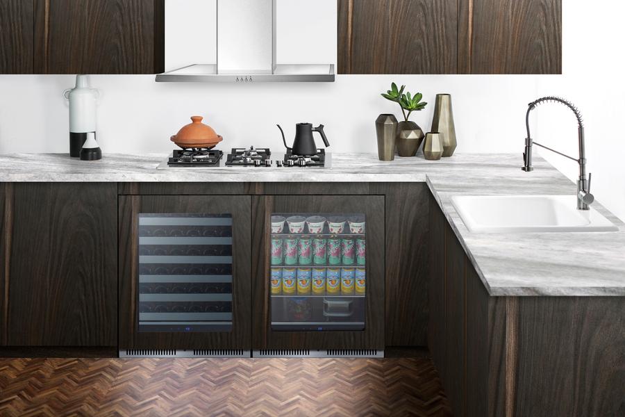 SUMMIT SDHG2443PNR Summit 24"" Wide Built-in Beverage Center (panel Not Included)