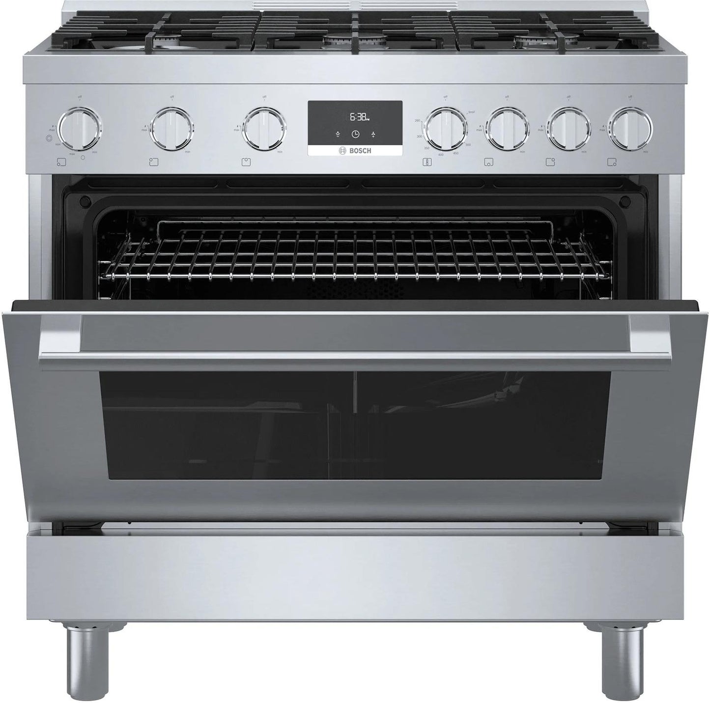 BOSCH HGS8655UC 800 Series Gas Freestanding Range 36'' Stainless Steel Hgs8655uc
