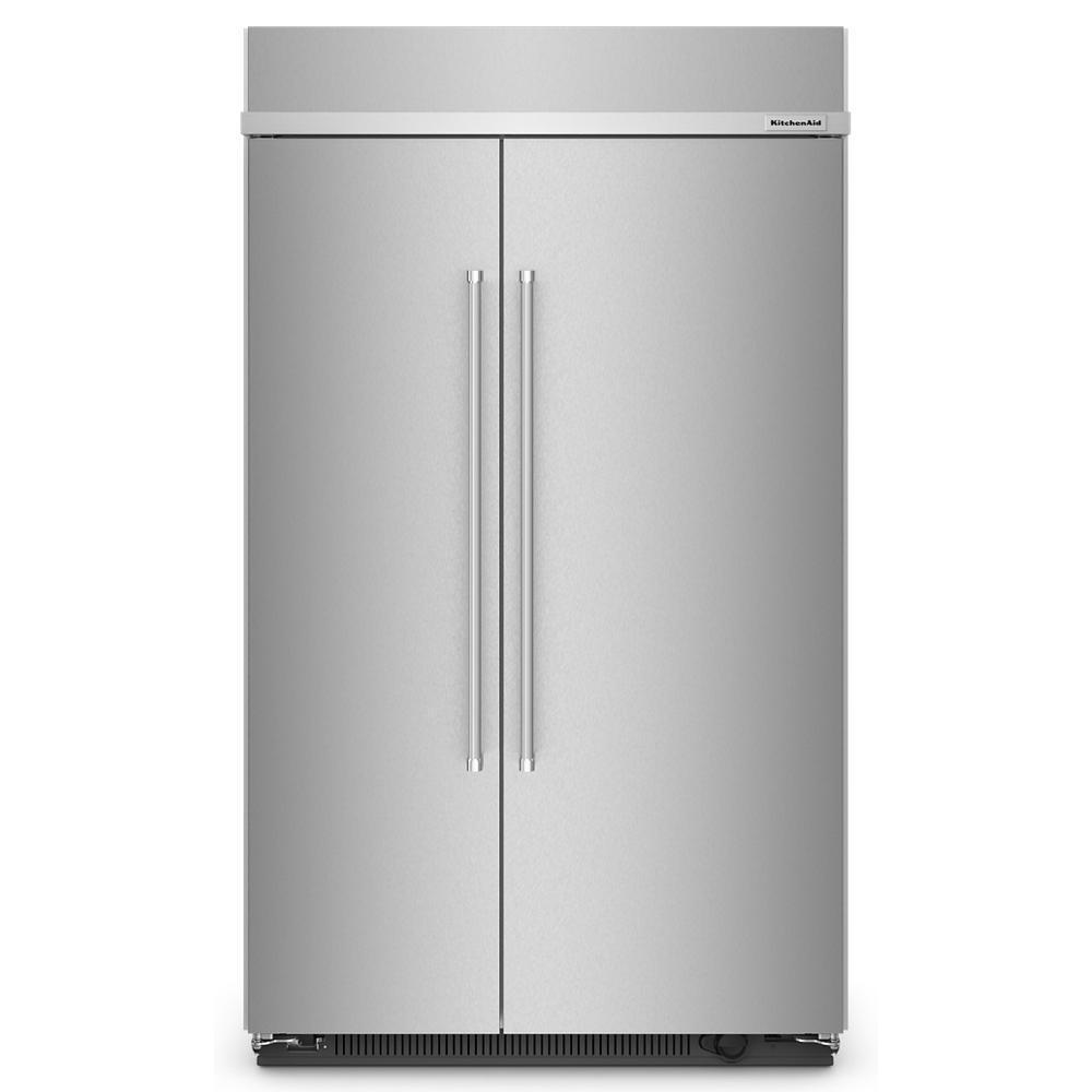 KITCHENAID KBSN708MPS 30 Cu. Ft. 48"" Built-in Side-by-side Refrigerator With PRINTSHIELD(...