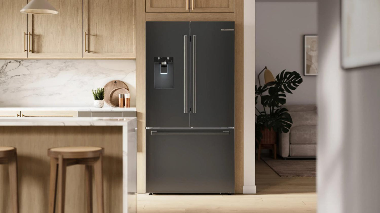 BOSCH B36CD52SNB 500 Series French Door Bottom Mount Refrigerator 36"" Black STAINLES...