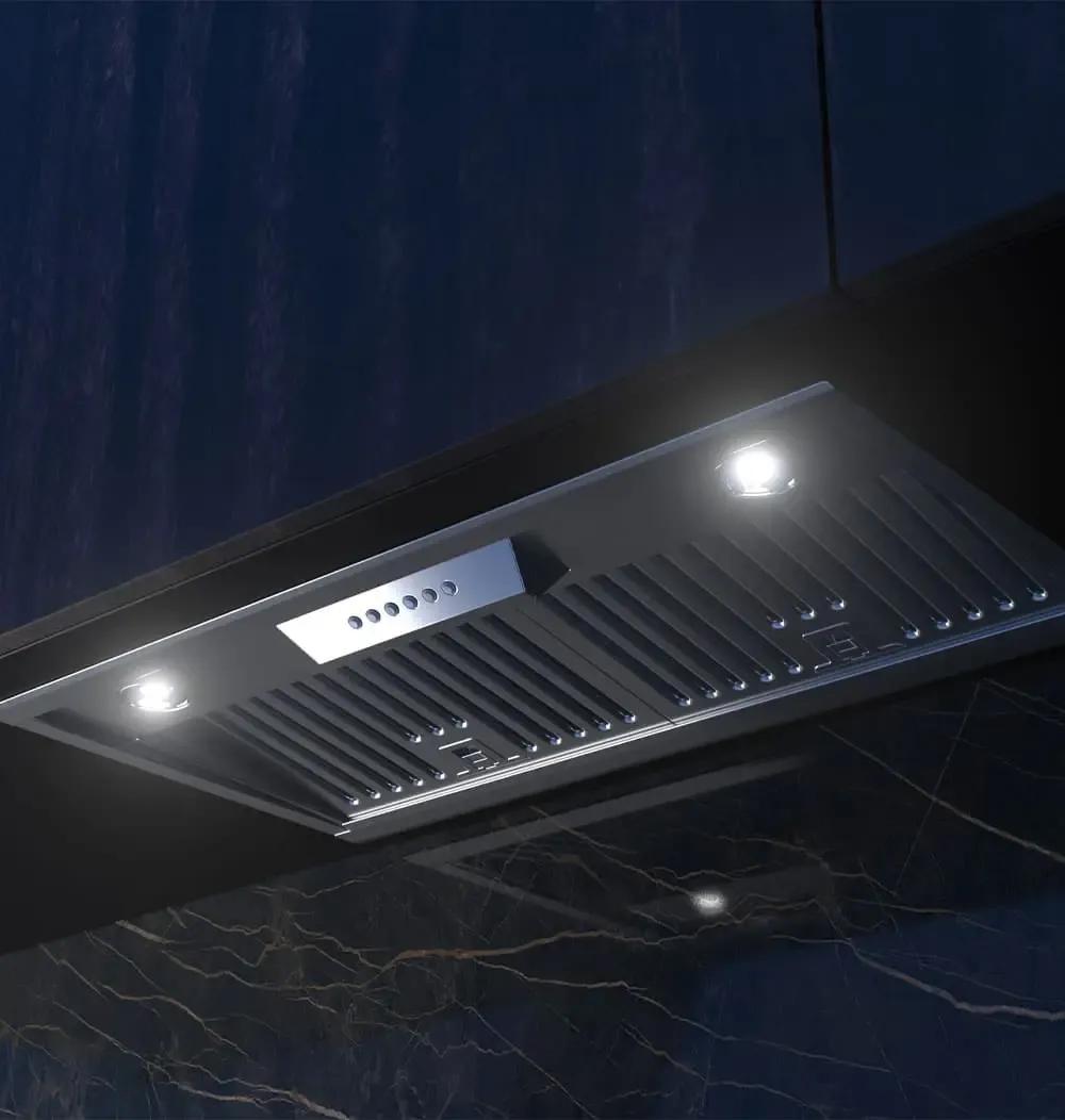 XO APPLIANCE XOI3015SC 30"" 600/395 Cfm Pro Insert Only 15"" Deep for Custom Built Hood, STA...