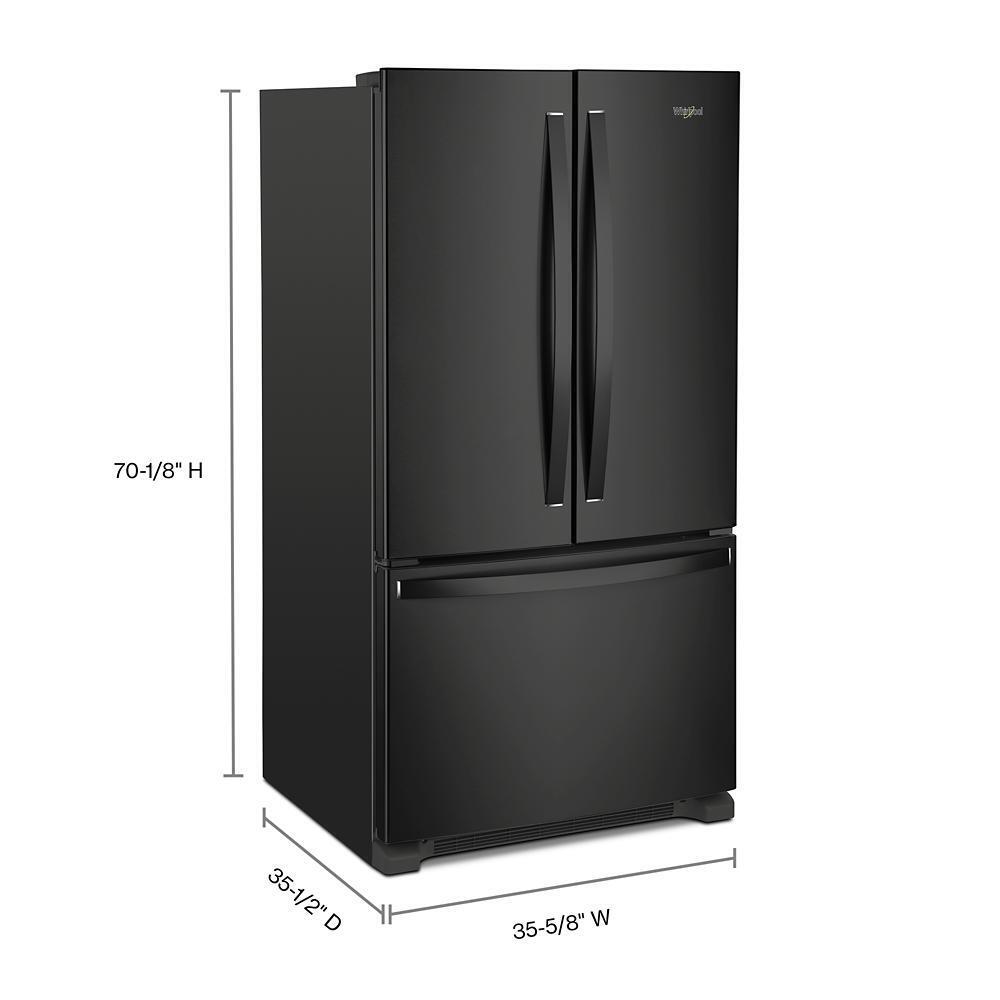 WHIRLPOOL WRFF3236RB Whirlpool Full-depth French Door Bottom Mount Refrigerator