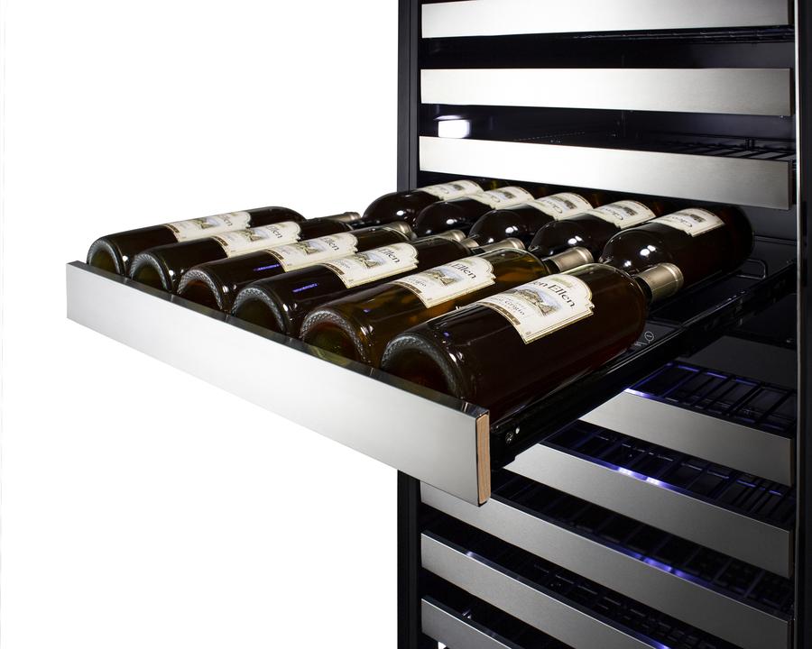 SUMMIT SWCP2116LHD Summit 24"" Wide Dual-zone Wine Cellar